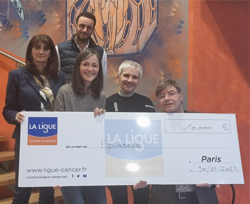 OCTOBRE ROSE 2023 : 10 000 € versés par Equasens